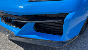 CORVETTE C8 Z06 VISIBLE CARBON FIBER SPLITTER FRONT LIP