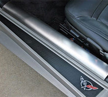 Load image into Gallery viewer, 1997-2004 C5/Z06 CORVETTE - INNER DOOR SILLS 2PC | BRUSHED STAINLESS STEEL
