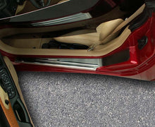 Load image into Gallery viewer, 1997-2004 C5Z06 CORVETTE - OUTER DOOR SILLS WITH CHROME RIBS 2PC  BRUSHED STAINLESS STEEL
