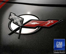 Load image into Gallery viewer, 1997-2004 C5Z06 CORVETTE - EMBLEM INSERTS FRONT AND REAR 8PC  POLISHED STAINLESS
