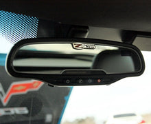 Load image into Gallery viewer, 2006-2013 C6 CORVETTE Z06 - REAR VIEW MIRROR TRIM Z06 505HP STYLE [STANDARD]  BRUSHED STAINLESS
