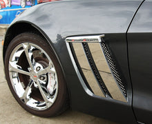 Load image into Gallery viewer, 2010-2013 GRAND SPORT CORVETTE - FENDER TRIM PLATES 4PC  POLISHED STAINLESS STEEL
