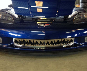 2006-2013 CORVETTE Z06 ONLY - SHARK TOOTH GRILLE  POLISHED STAINLESS STEEL