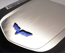 Load image into Gallery viewer, 2009-2013 CORVETTE ZR1 ONLY - CUSTOM FLAME ETCHED ENGINE SHROUD COVER 2PC | STAINLESS STEEL
