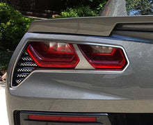 Load image into Gallery viewer, 2014-2019 C7 Z06/GRAND SPORT - MATRIX SERIES ALUMI-STEEL TAIL LIGHT GRILLES 2PC | POLISHED STAINLESS/ALUMINUM
