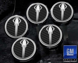 2014-2019 Z06/Z51/C7 CORVETTE - STINGRAY EMBLEM FLUID CAP COVERS AUTOMATIC TRANSMISSION 5PC | CHOOSE COLOR