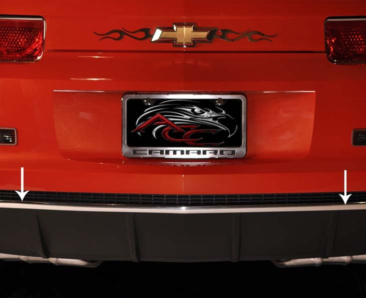 2010-2013 CAMARO - REAR VALANCE TRIM | CLASSIC CHROME VINYL ...