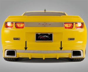 2010-2013 CAMARO RS - REAR VALANCE FITS THE GM RS GROUND EFFECTS | PERFORATED STAINLESS STEEL