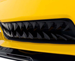 2010-2013 CAMARO - SHARK TOOTH OEM GRILLE | BLAKK STEALTH STAINLESS STEEL | V6