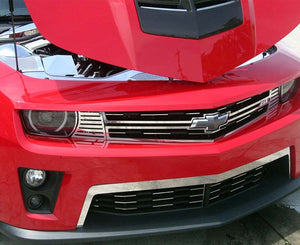 2012-2013 CAMARO ZL1 - FRONT UPPER VALANCE TRIM | POLISHED STAINLESS STEEL