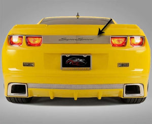 2010-2013 CAMARO SS - TRUNK LID PLATE ETCHED SUPER SPORT | STAINLESS STEEL, CHOOSE FINISH | BRUSHED