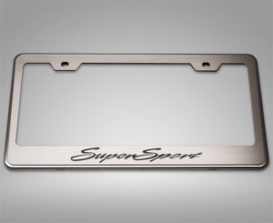 CAMARO SS - ETCHED SUPER SPORT LICENSE PLATE FRAME