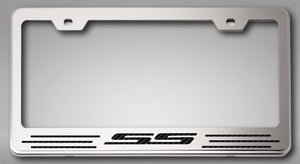 CAMARO SS - LICENSE PLATE FRAME FOR CAMARO WITH SS LETTERING | CHOOSE VINYL OR LED COLOR