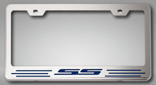 Load image into Gallery viewer, CAMARO SS - LICENSE PLATE FRAME FOR CAMARO WITH SS LETTERING | CHOOSE VINYL OR LED COLOR
