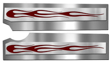 Load image into Gallery viewer, 2010-2015 CAMARO SS - FUEL RAIL COVERS W/COLOR INLAY TRUE FLAME 2PC | POLISHED STAINLESS STEEL, CHOOSE COLOR
