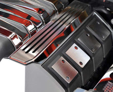 Load image into Gallery viewer, 2010-2015 CAMARO SS - FUEL RAIL RIBBED COVERS 2PC | POLISHED/BRUSHED STAINLESS, CHOOSE COLOR
