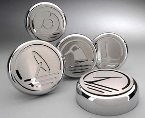 2010-2022 CAMARO SS/RS - EXECUTIVE SERIES FLUID CAP COVERS 5PC | POLISHED & BRUSHED