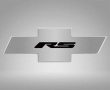 Load image into Gallery viewer, 2010-2015 CAMARO RS - HOOD BADGE RS EMBLEM FOR FACTORY PAD | STAINLESS STEEL, CHOOSE INLAY COLOR
