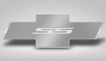 Load image into Gallery viewer, 2010-2015 CAMARO SS - HOOD BADGE SS EMBLEM FOR FACTORY PAD | STAINLESS STEEL, CHOOSE INLAY COLOR
