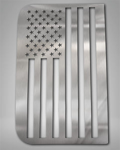 2011-2018 JEEP WRANGLER JK/JKU - AMERICAN PRIDE US FLAG SPEAKER GRILLES 2PC | CHOOSE FINISH