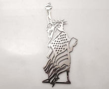 Load image into Gallery viewer, EMBLEM &quot;LADY LIBERTY&quot; STATUE OF LIBERTY 1PC | STAINLESS STEEL, CHOOSE FINISH | POLISHED
