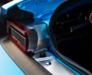 2008-2014 CHALLENGER RT - TRUNK LINER TRIM FOR RT | BRUSHED STAINLESS STEEL