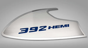 2015-2023 CHALLENGER - DOOR BADGES WITH 392 HEMI INLAY  STAINLESS STEEL, CHOOSE INLAY COLOR