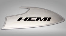 Load image into Gallery viewer, 2015-2023 CHALLENGER - DOOR BADGES WITH HEMI INLAY  BRUSHED STAINLESS STEEL, CHOOSE INLAY COLOR
