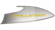 Load image into Gallery viewer, 2015-2023 CHALLENGER - DOOR BADGES W/CHALLENGER INLAY 2PC | BRUSHED STAINLESS, CHOOSE COLOR
