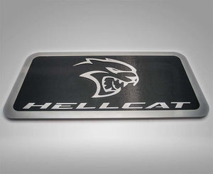 DODGE CHALLENGER HELLCAT CAR SHOW DISPLAY REAL CARBON FIBER | POLISHED STAINLESS STEEL