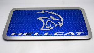 2015-2023 DODGE CHALLENGER HELLCAT CAR SHOW DISPLAY DIAMOND PLATE | SELECT COLOR | BLACK DIAMOND PLATE