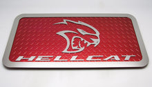 Load image into Gallery viewer, 2015-2023 DODGE CHALLENGER HELLCAT CAR SHOW DISPLAY DIAMOND PLATE | SELECT COLOR | BLACK DIAMOND PLATE
