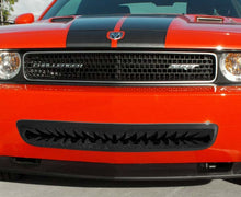 Load image into Gallery viewer, 2008-2010 CHALLENGER 5.7L/SRT8 - LOWER FRONT &#39;SHARK TOOTH&#39; GRILLE (08-10)| BLACK STAINLESS STEEL
