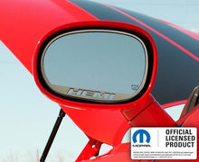 Load image into Gallery viewer, 2008-2023 CHALLENGER - SIDE MIRROR TRIM &quot;HEMI&quot; CUTOUT STYLE 2PC | BRUSHED STAINLESS
