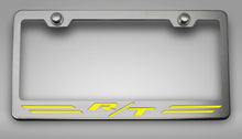 Load image into Gallery viewer, CUSTOM R/T DODGE LICENSE PLATE FRAME | STAINLESS STEEL, CHOOSE VINYL/LED COLOR
