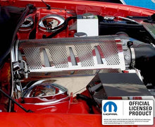 Load image into Gallery viewer, 2008-2011 CHALLENGER - PERFORATED PLENUM COVER 6.1L ENGINE | STAINLESS STEEL
