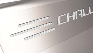 2008-2011 CHALLENGER SRT8 6.1L - FUEL RAIL COVERS WCHALLENGER LETTERING  STAINLESS STEEL, CHOOSE COLOR