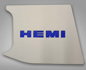 2015-2023 CHALLENGER - FACTORY ANTI-LOCK BRAKE COVER HEMI TOP PLATE ONLY | BRUSHED STAINLESS, CHOOSE COLOR