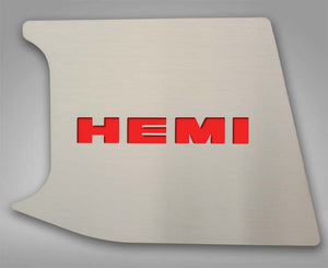 2015-2023 CHALLENGER - FACTORY ANTI-LOCK BRAKE COVER HEMI TOP PLATE ONLY | BRUSHED STAINLESS, CHOOSE COLOR