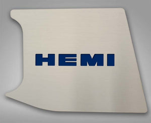 2015-2023 CHALLENGER - FACTORY ANTI-LOCK BRAKE COVER HEMI TOP PLATE ONLY | BRUSHED STAINLESS, CHOOSE COLOR