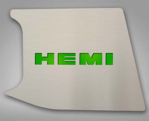 2015-2023 CHALLENGER - FACTORY ANTI-LOCK BRAKE COVER HEMI TOP PLATE ONLY | BRUSHED STAINLESS, CHOOSE COLOR