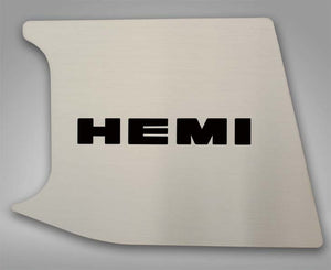 2015-2023 CHALLENGER - FACTORY ANTI-LOCK BRAKE COVER HEMI TOP PLATE ONLY | BRUSHED STAINLESS, CHOOSE COLOR