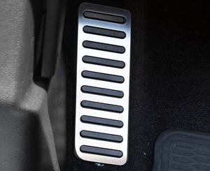 2015-2020 MUSTANG - DEAD PEDAL TRIM PLATE | STAINLESS STEEL, CHOOSE STYLE | POLISHED