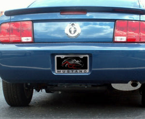 MUSTANG LICENSE PLATE FRAME WITH "MUSTANG" LETTERING IN 2005-2009 STYLE