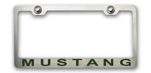 Load image into Gallery viewer, MUSTANG LICENSE PLATE FRAME WITH &quot;MUSTANG&quot; LETTERING IN 2005-2009 STYLE
