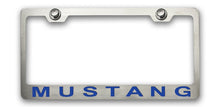 Load image into Gallery viewer, MUSTANG LICENSE PLATE FRAME WITH &quot;MUSTANG&quot; LETTERING IN 2005-2009 STYLE
