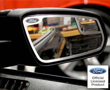 Load image into Gallery viewer, 2011-2012 MUSTANG - SIDE VIEW MIRROR TRIM FORD LOGO STYLE 2PC | BRUSHED STAINLESS STEEL
