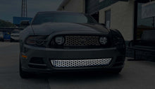 Load image into Gallery viewer, 2010-2014 MUSTANG HONEYCOMB LOWER FRONT GRILLE OVERLAY | POLISHED STAINLESS STEEL
