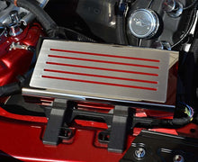 Load image into Gallery viewer, 2015-2023 MUSTANG - FUSE BOX COVER | POLISHED STAINLESS STEEL, CHOOSE INLAY COLOR
