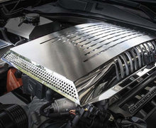 Load image into Gallery viewer, 2015-2023 DODGE HELLCAT - PLENUM/SUPERCHARGER ENGINE COVER | BRUSHED/POLISHED STAINLESS STEEL FINISH
